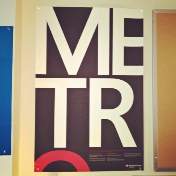 #metro #design #poster #modern #type #font