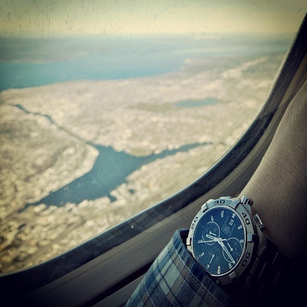 #pnw #SEAtoJFK #tag #windowseat #watch #aquaracer #automatic