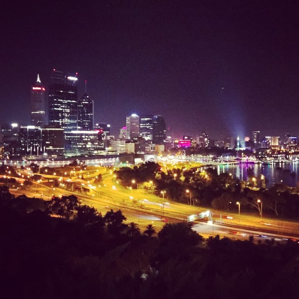 #Perth #Australia #CBD #skyline.  View from #KingsPark