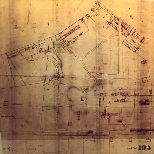 #Australia. #Fremantle #FremantlePrison #est1835 #escapeplan #prisonmap #blueprint