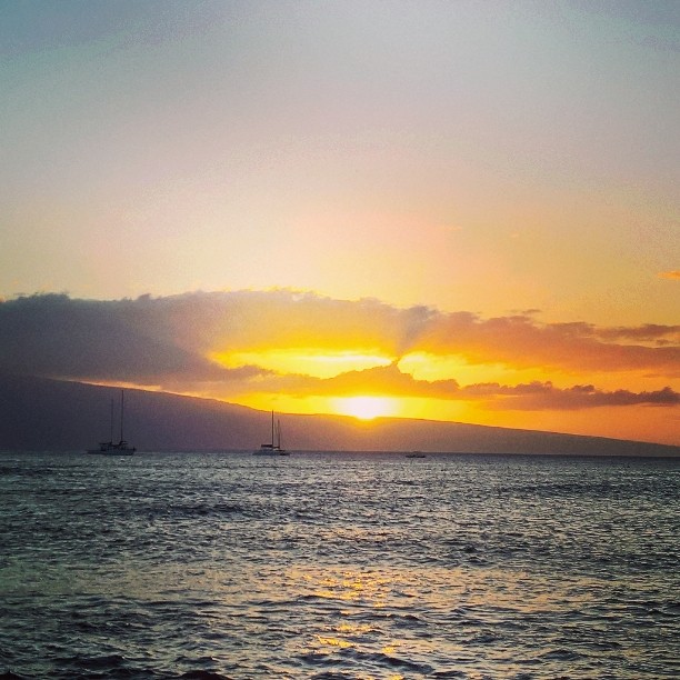 #Lahaina #sunset #Maui #Hawaii #neverdisapointing