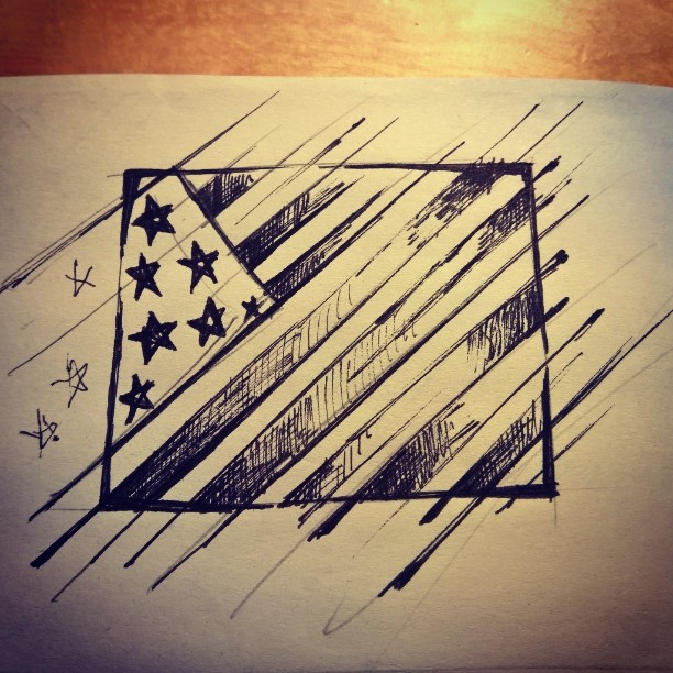 #americanflag #sketch #drawing #design